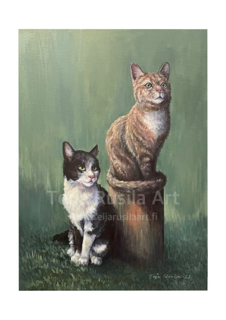 Teija Rusila Art | Galleria | Ozzy ja Elli