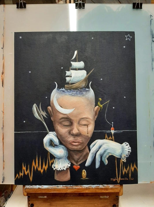 Teija Rusila Art | Galleria | Pohdiskelija