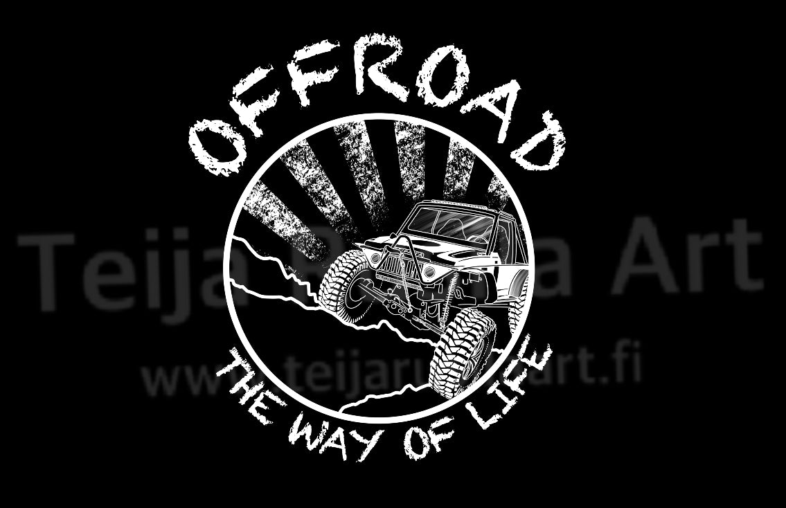 Teija Rusila Art | W | Mukit | Musta | OFFROAD