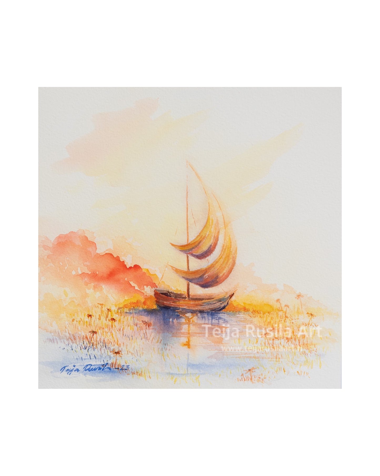 Teija Rusila Art | Taulu | Alkuperäisteos - Waves of the answers