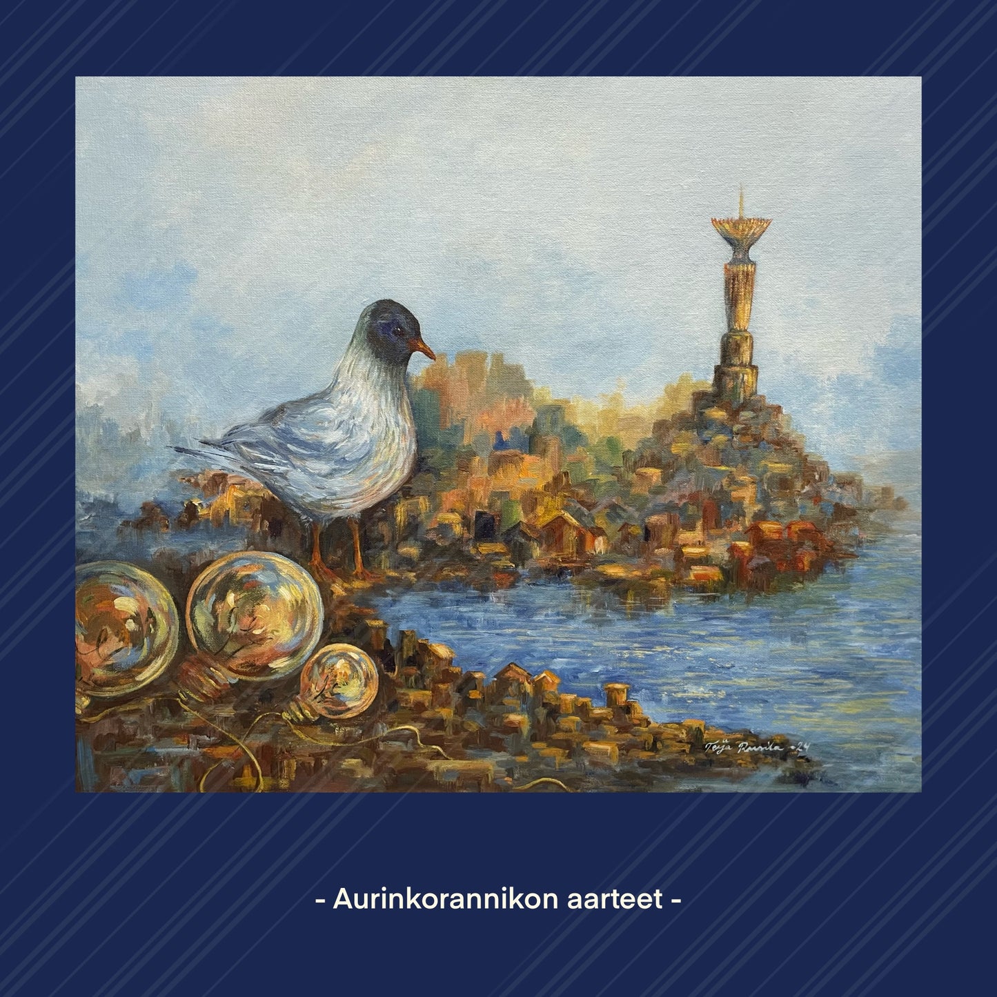 Teija Rusila Art | Taulu | Taideteos | Aurinkorannikon aarteet | 💚64