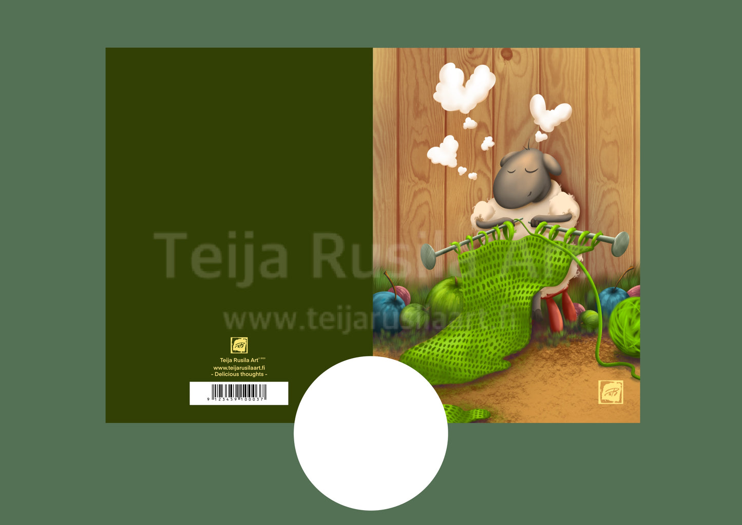 Teija Rusila Art | Vihko | A5 | Blanco | Delicious thoughts | 🇫🇮