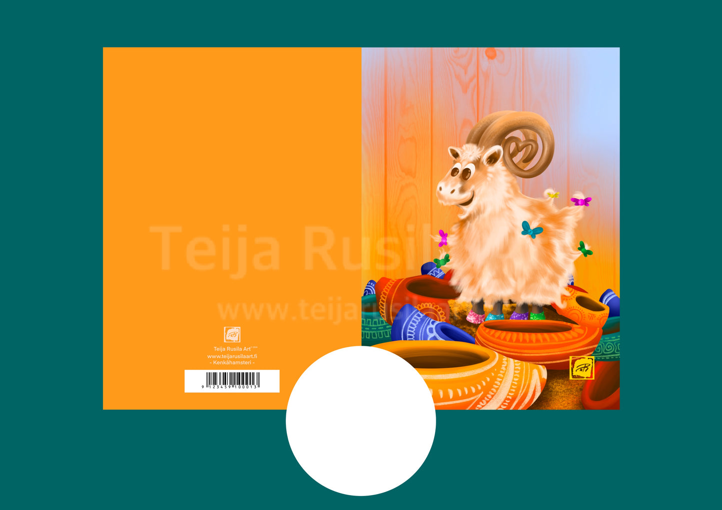Teija Rusila Art | Vihko | A5 | Blanco | Kenkähamsteri | 🇫🇮