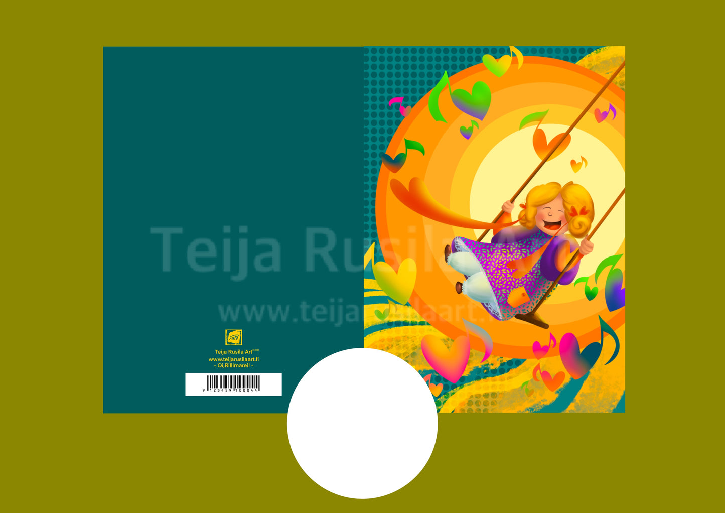Teija Rusila Art | Vihko | A5 | Blanco | Oi,Lillimarei | 🇫🇮