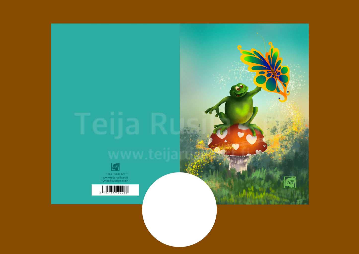Teija Rusila Art | Vihko | A5 | Blanco | Onnellisuuden avain | 🇫🇮