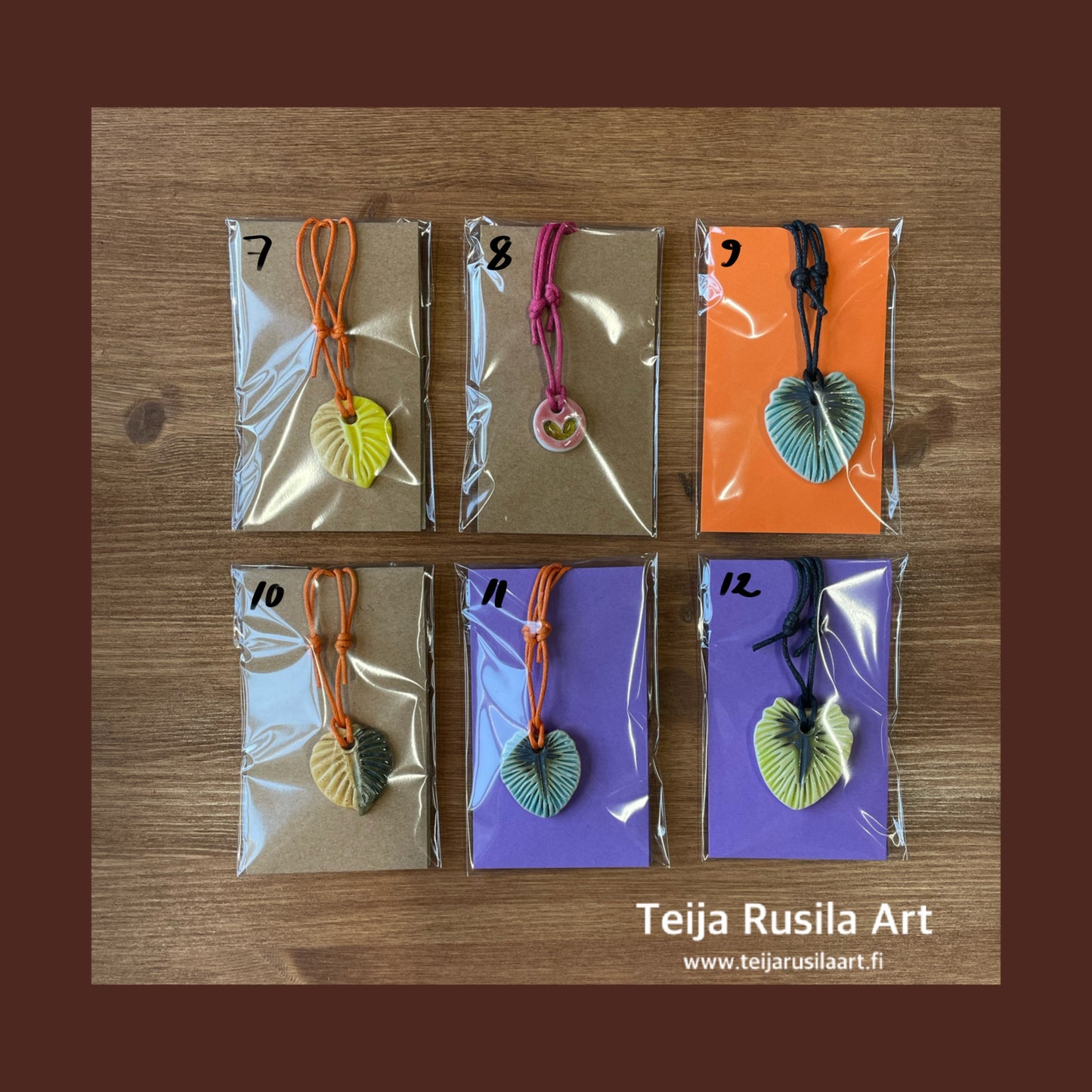 Teija Rusila Art | HANDM | Keraamiset tuotteet | Kaulakorut | 🇫🇮