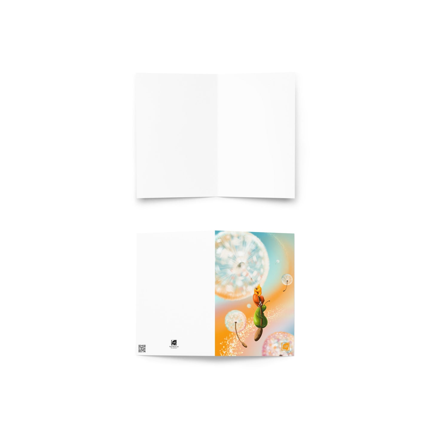 Teija Rusila Art | W | Postcard | Anna mennä, lennä