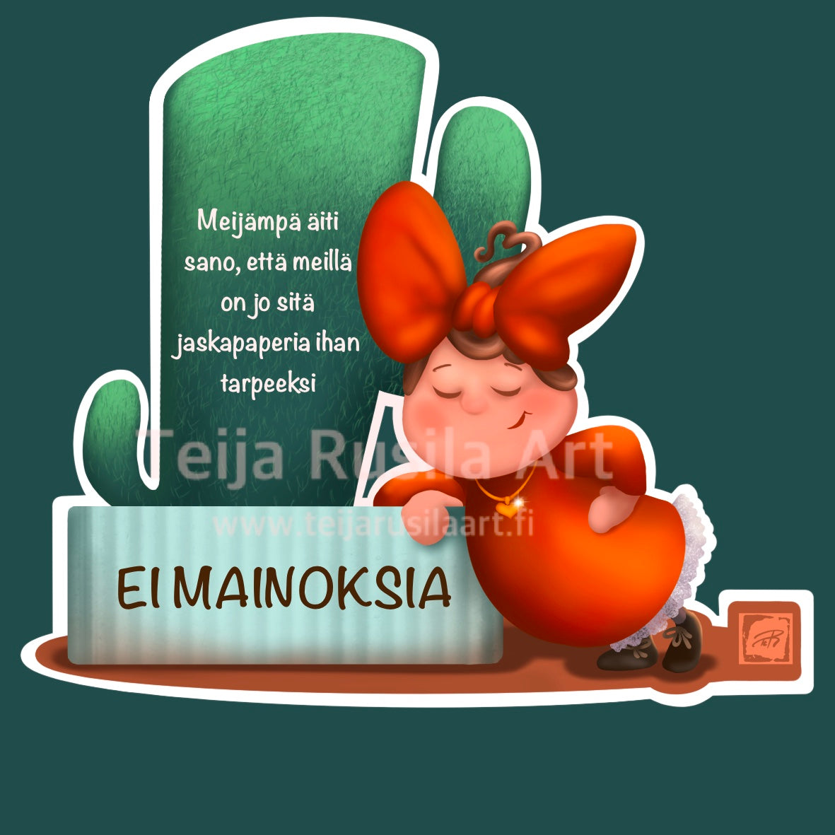 Teija Rusila Art | Tarra | Ei mainoksia | Ninnu | Jaska paperia | 🇫🇮