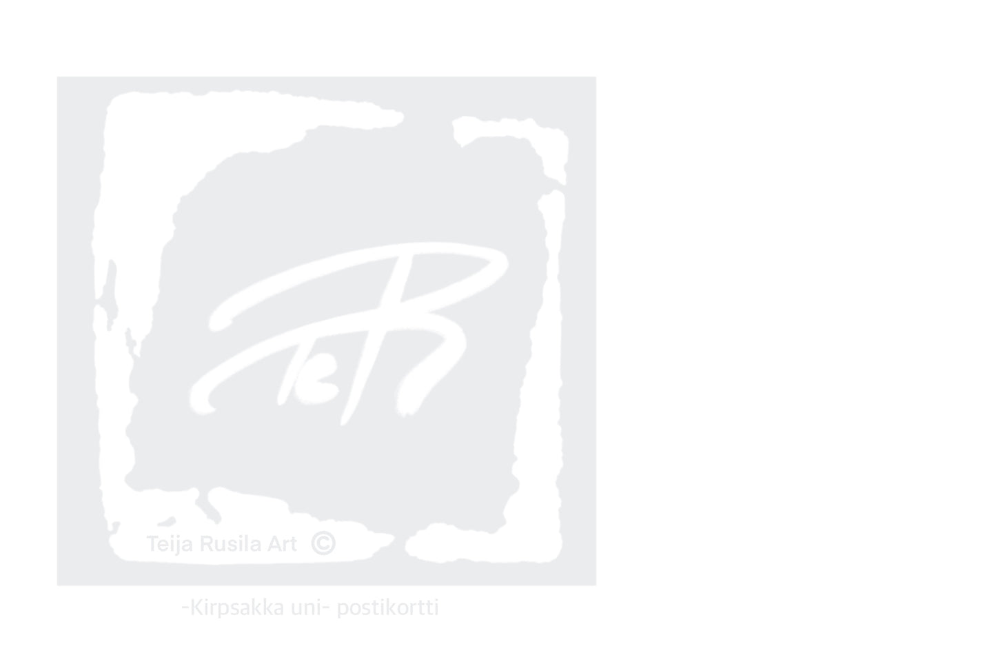 Teija Rusila Art | Flea dream | A6 postcard