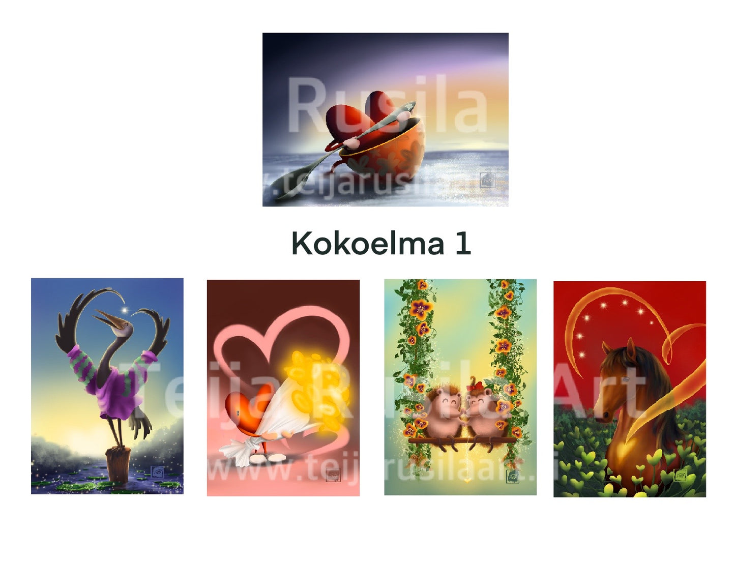 Teija Rusila Art | PPP | korttisetit