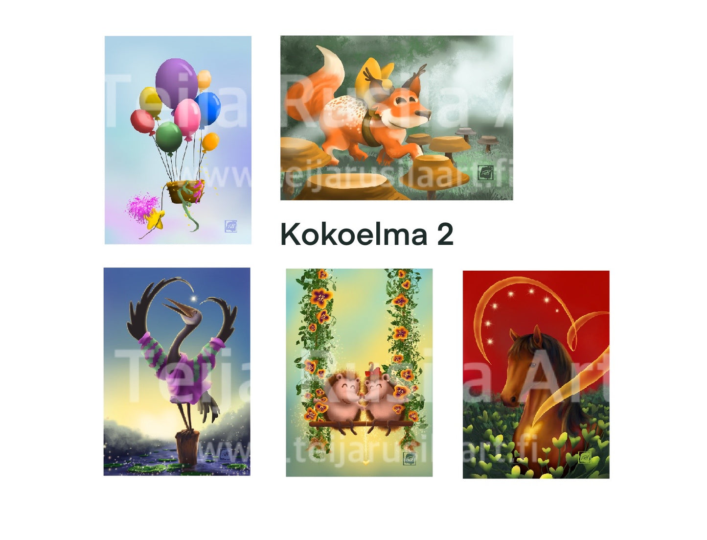 Teija Rusila Art | PPP | korttisetit