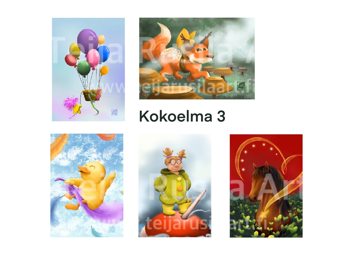 Teija Rusila Art | PPP | korttisetit