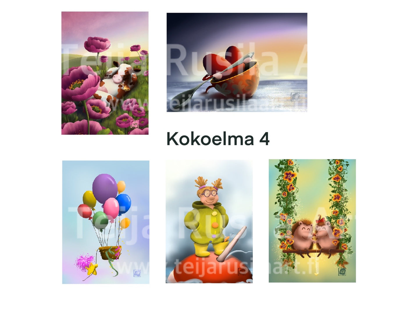 Teija Rusila Art | PPP | korttisetit