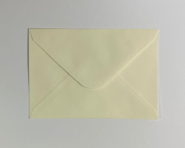 Teija Rusila art | Cream colored envelope A6