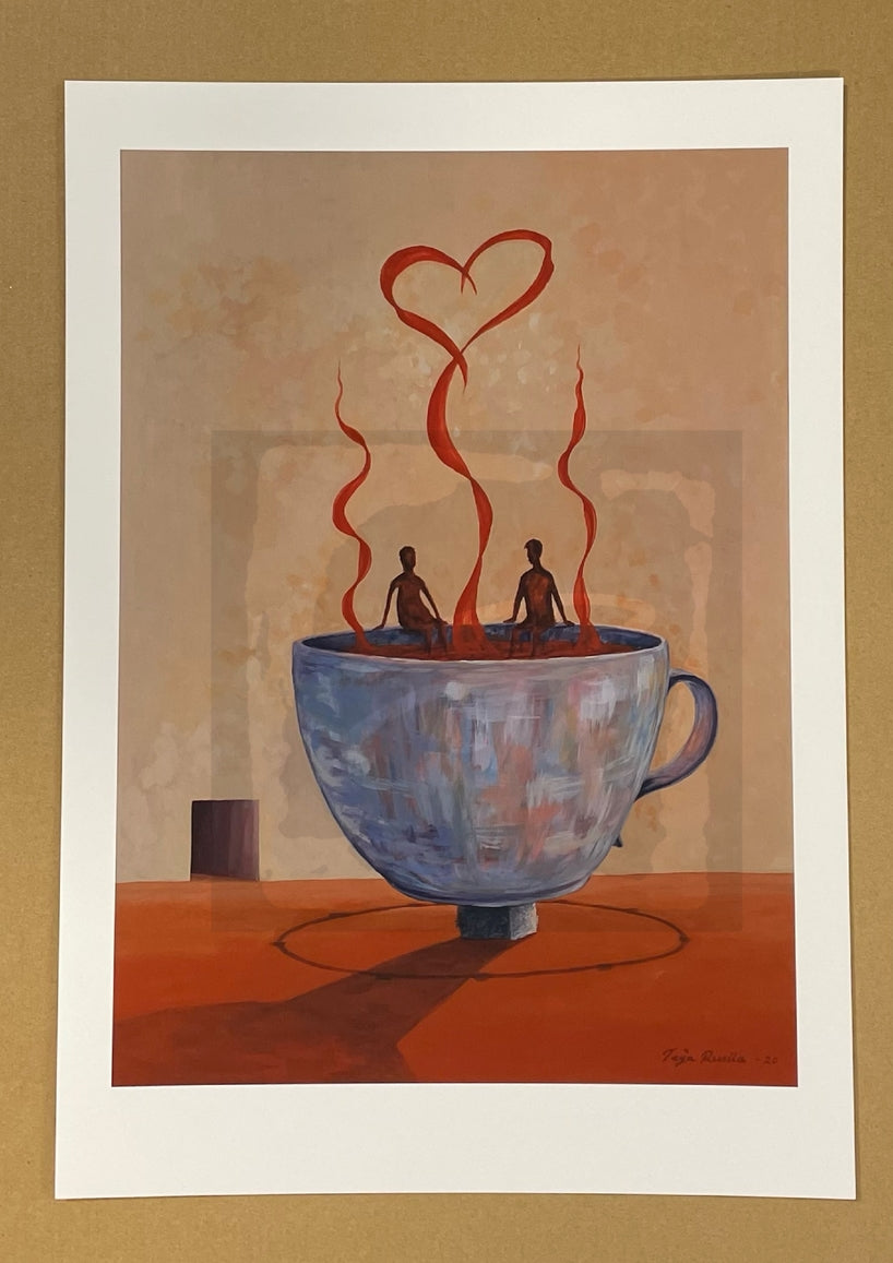 Teija Rusila Art | PPP | Taideprintti | A3 | Special Time