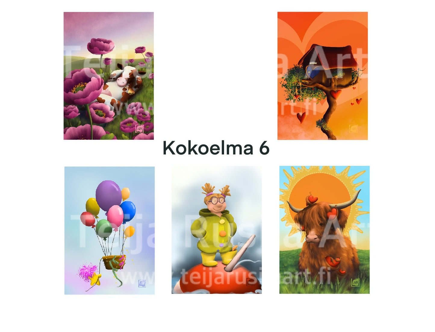 Teija Rusila Art | PPP | korttisetit