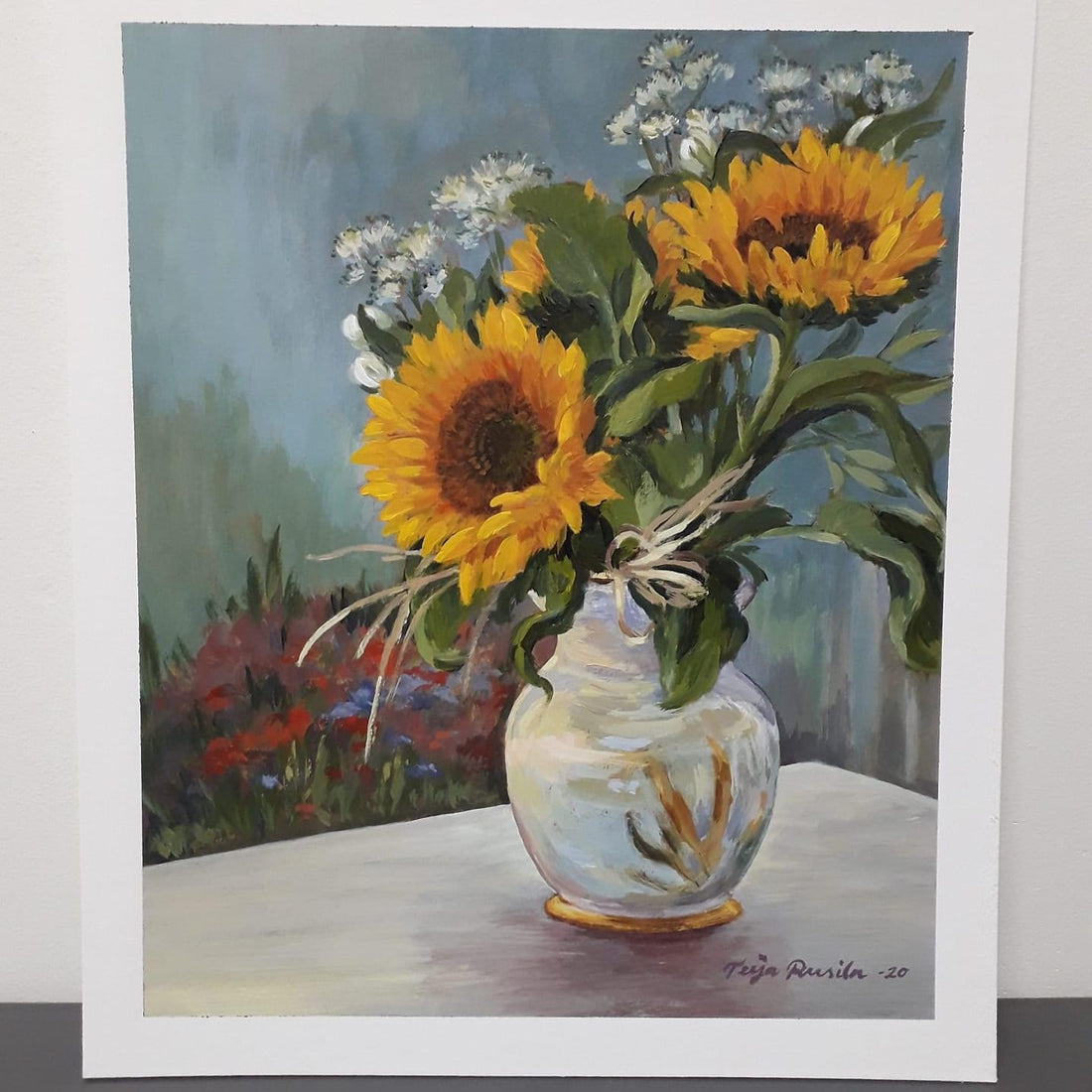 Teija Rusila Art. Galleria. Sunflowers