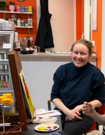 Taideohjauksen ihanuutta