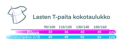 Teija Rusila Art | VTT | Lastenvaatteet | Aikuistenvaatteet | T-paita | Horse of the stories