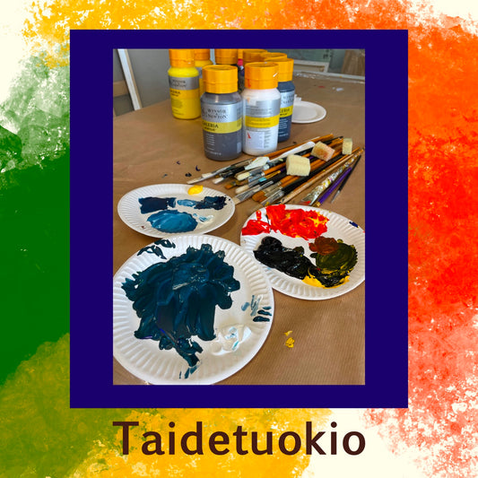 Teija Rusila Art | Taideohjaus | Taidekurssi | Taidetuokio alle 15v lapset