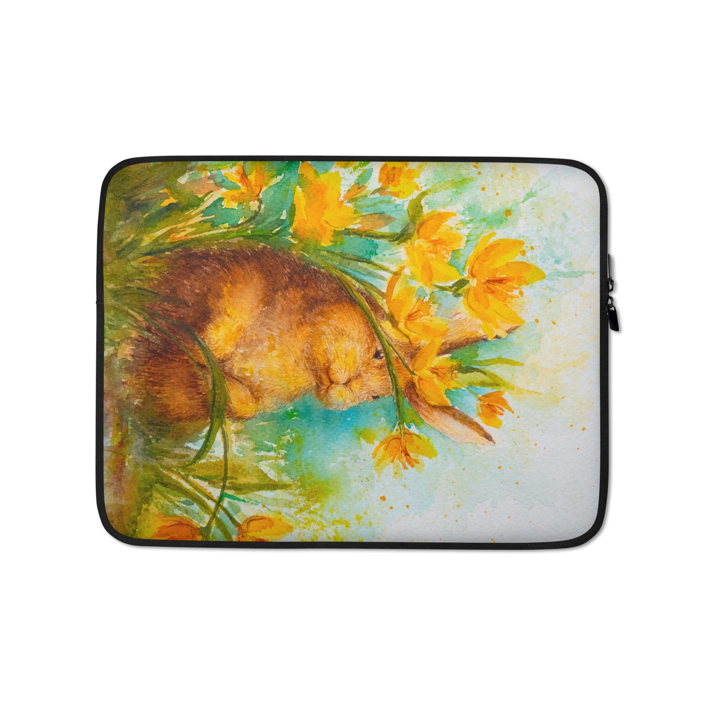 Teija Rusila Art | W | Laptop Sleeve | Kannettan suojalaukku | Kedon kukka | Tilaustuote