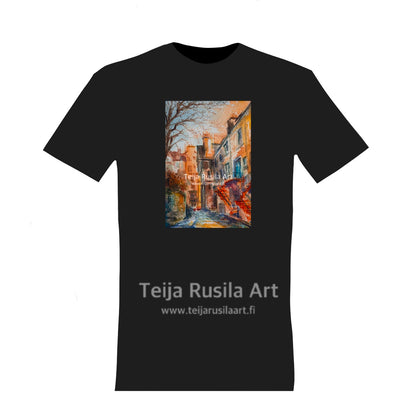 Teija Rusila Art | BRS | Aikuisten t-paita | Katsojan kadut | XS-5XL | Musta | 🇫🇮