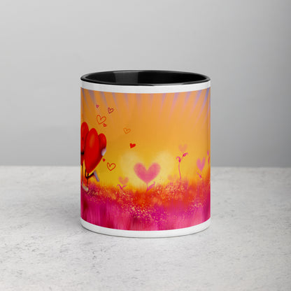 Teija Rusila Art | W | Mug | Mukit | Sydän | Auringon vakka ja kuun kansi | Tilaustuote