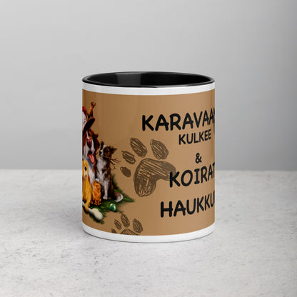 Teija Rusila Art | W | Dog Mug | Koira-muki | Karavaanari koirat | Tilaustuote