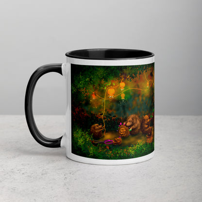 Teija Rusila Art | W | Mug | Hedgehog | Mukit | Taidemuki | Siili | Piikikäs perinne | Tilaustuote