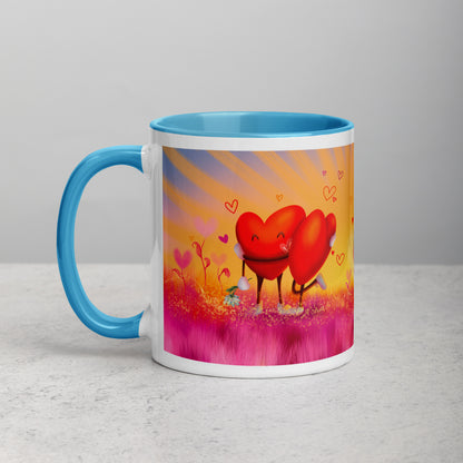 Teija Rusila Art | W | Mug | Mukit | Sydän | Auringon vakka ja kuun kansi | Tilaustuote