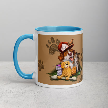 Teija Rusila Art | W | Dog Mug | Koira-muki | Karavaanari koirat | Tilaustuote