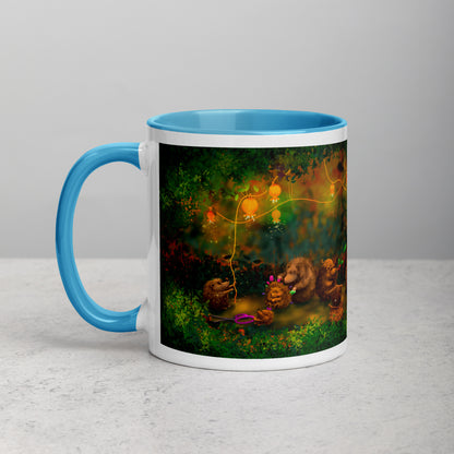 Teija Rusila Art | W | Mug | Hedgehog | Mukit | Taidemuki | Siili | Piikikäs perinne | Tilaustuote