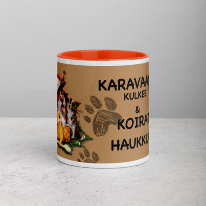 Teija Rusila Art | W | Dog Mug | Koira-muki | Karavaanari koirat | Tilaustuote