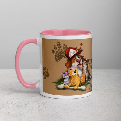 Teija Rusila Art | W | Dog Mug | Koira-muki | Karavaanari koirat | Tilaustuote