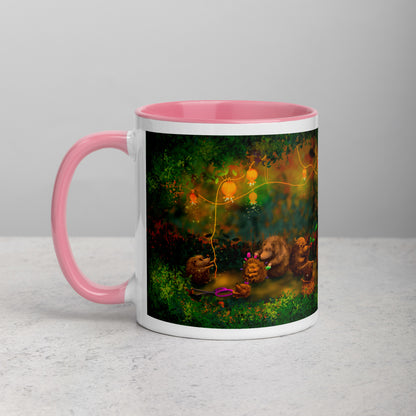 Teija Rusila Art | W | Mug | Hedgehog | Mukit | Taidemuki | Siili | Piikikäs perinne | Tilaustuote