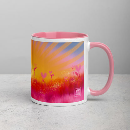 Teija Rusila Art | W | Mug | Mukit | Sydän | Auringon vakka ja kuun kansi | Tilaustuote