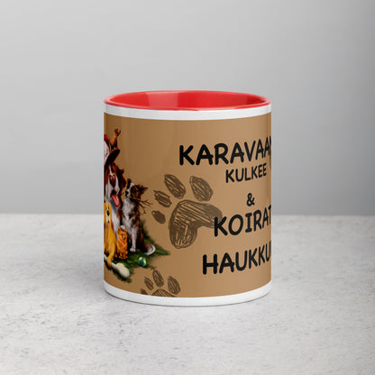 Teija Rusila Art | W | Dog Mug | Koira-muki | Karavaanari koirat | Tilaustuote