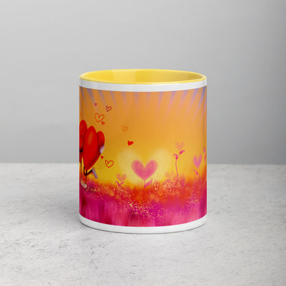 Teija Rusila Art | W | Mug | Mukit | Sydän | Auringon vakka ja kuun kansi | Tilaustuote