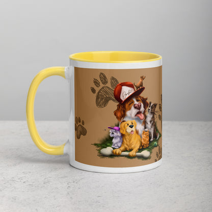 Teija Rusila Art | W | Dog Mug | Koira-muki | Karavaanari koirat | Tilaustuote