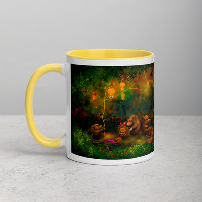 Teija Rusila Art | W | Mug | Hedgehog | Mukit | Taidemuki | Siili | Piikikäs perinne | Tilaustuote