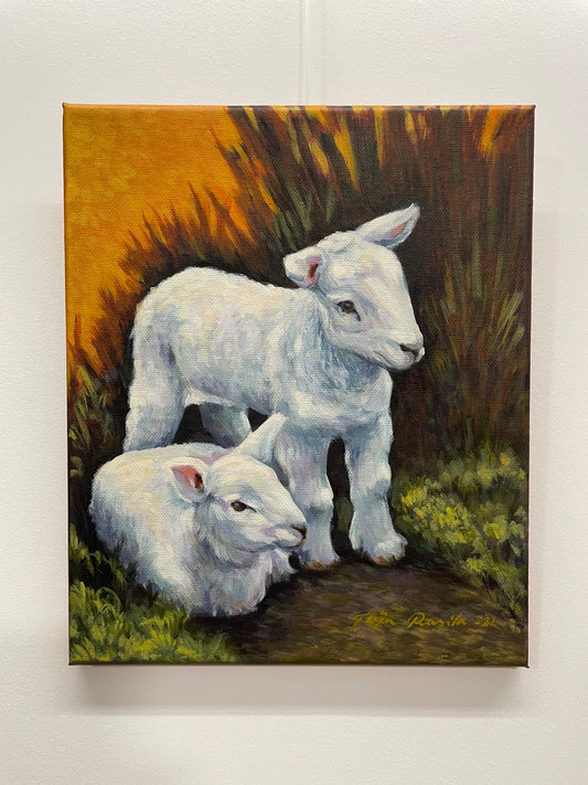 Teija Rusila Art | Board | Original work - Lambs -