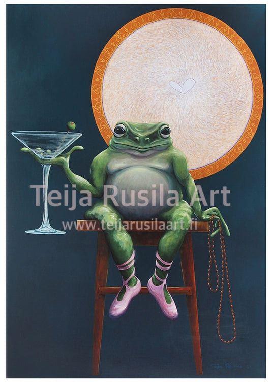 Teija Rusila Art | Dealing with things | Art print | A4