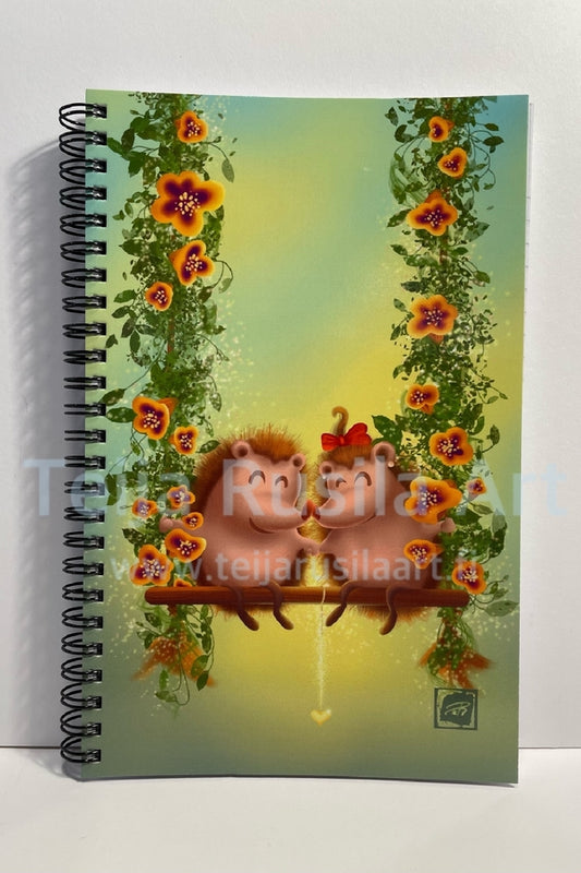 Teija Rusila Art | Summer breeze | Spiral notebook | A5