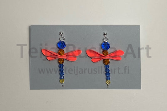 Teija Rusila Art | Excellent | Blue/Red | Sterling Silver | 4