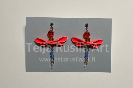 Teija Rusila Art | Excellent | Red/ Red | Surgical Steel | 8