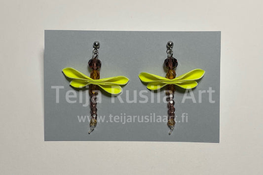 Teija Rusila Art | Excellent | Red Violet/ Yellow | Surgical Steel | 9