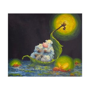 Teija Rusila Art | Taideteos | Ajatuksen virrassa