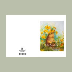 Teija Rusila Art | Kaksiosainenpostikortti | Kedonkukka