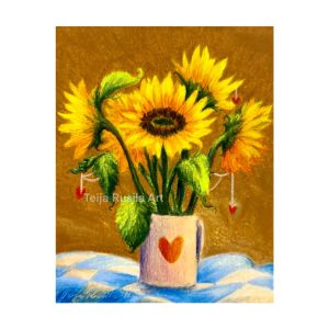 Teija Rusila Art | Taideteos | Sano se kukkasin