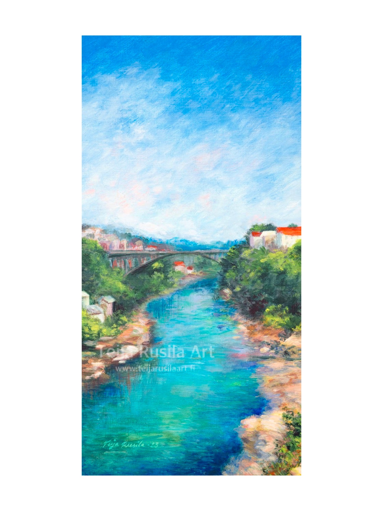 Teija Rusila Art | Taideteos | The View Of Mostar
